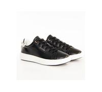Basket - Guess - Femme - Classic gold triangle - Noir - cuir