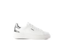 GUESS Baskets basses 'Elbina' argent / blanc, Taille 37