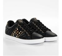 Basket Guess Femme Raula clous Noir cuir 37