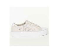 Basket - GUESS - FL6NTNFAL12 - Logo 4G Argent - Beige - Femme 39