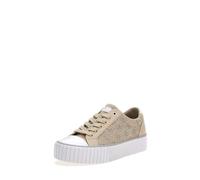 Basket - GUESS - FL6NTNFAL12 - Logo 4G Argent - Beige - Femme