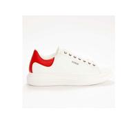 Basket Guess Homme Classic logo Blanc cuir 44