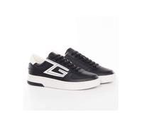 Basket - Guess - Homme - Classic Salerno logo G - Noir - cuir