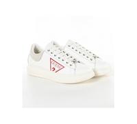 Basket - Guess - Homme - Red logo triangle - Blanc - cuir 45