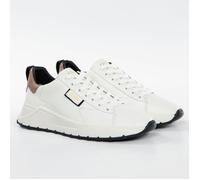 Basket Guess Homme Running lucca Blanc cuir 45