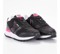 Basket Guess Samsin Logo Gaufre Femme Noir - 36