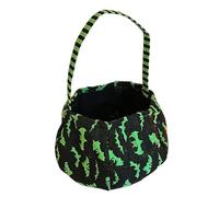 Basket Halloween, 6.3x5.12x1.18in Sac de bonbons de chauve-souris, truc de décoration de festival ou sac de friandise, Halloween Candy Bucket For Goodies Kids Adventures Home Holiday Photo Cosplay Fam