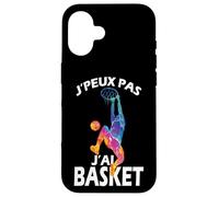Basket Je Peux Pas J'Ai Basket Basket-Ball Basketteur Drôle Coque pour iPhone 16