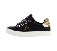 Basket Kaporal - Severine - Femme - Lacet ruban fleuri - Noir 36