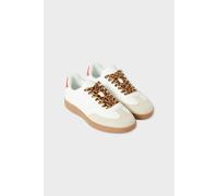 Basket lacets léopard - Leto - 40 - Ecru - Femme - Etam