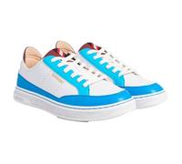 Basket Lux Low Trainer - SUPERDRY - Homme - Blanc Aqua Bleu - Vegan 41