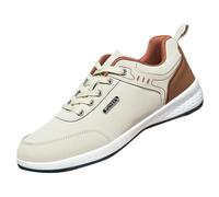 Basket Mode Hommes Chaussure Sport Tennis Respirant Légères et Confortables Basquettes de Loisirs Antidérapantes Mode de Marche Fitness Running Tennis Sportwear de Randonnée Homme (Beige, 48)