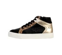 Basket Montante à Lacets Kaporal Shine - Noir Or 38