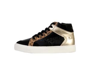 Basket Montante à Lacets Kaporal Shine - Noir Or 38
