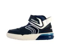 Basket Montante à Scratch Geox Grayjay - Marine-Blanc 30