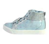 Baskets montantes à lacets vernis k bleu clair 20