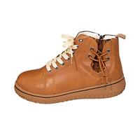 Basket Montante Femme Baskets d'hiver tendance pour femme,bottines en cuir avec fermeture éclair latérale,lacets,confortables,chaudes,doublées en polaire,chaussures décontractées pour un usage