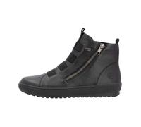 Basket Montante Femme - REMONTE Maya en Cuir Noir - Fermeture à Zip 36