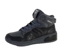 Basket Montante Geox Garcons J Xled B.A - SYNT+TUMB.SYNT J947QA - Noir/Gris foncé 34