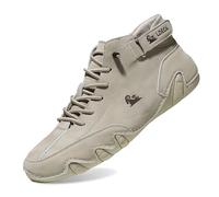 Basket Montante Homme en Cuir Chaussures de Randonnée Homme Running Sneakers Imperméable Chaussure Orthopédique Baskets et Chaussures de Sport Marche Chaussure de Travail Bottine Basquettes Mocassin