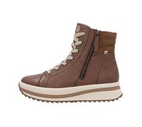 Basket Montante - RIEKER - Castor - Cuir - Marron - Compensée 38