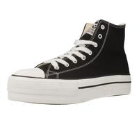 Victoria Bottine Tribu Toile & Double Plateforme 1061101 pour Femme Negro 39