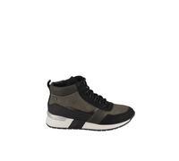Basket montante waterproof - RIEKER - Vert sapin - Synthétique - Plat - Lacets 41