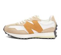 Basket New Balance 327 - Beige, Orange - Tige en nylon et en cuir suède - Logo New Balance 35