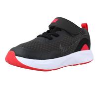 Basket Nike 98593 Noir - Enfant Fille - Lacets - Textile 19,5