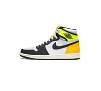 Basket Nike AIR JORDAN 1 RETRO HIGH OG - Blanc Noir Vert fluo Jaune - Homme/Femme 47,5
