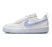 Basket Nike COURT BOROUGH LOW 2 Junior - Blanc et violet - Lacets - Garçon - Enfant 38 1/2