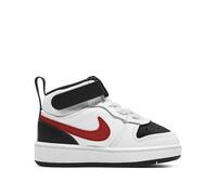 Basket - NIKE - Court Borough Mid 2 - Blanc - Lacets - Enfant - Plat 21