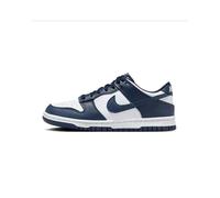 Chaussure Nike Dunk Low pour ado Blanc/Blanc/Midnight Navy 38.5