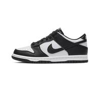 Basket Nike Dunk Low Retro - Blanc / noir - Adulte - Cuir - Lacets - Effet color block 36,5