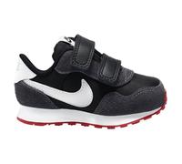Basket Nike Enfant Md Valiant - Textile - Black White Dark Smoke Grey University Red