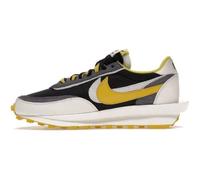 Basket Nike LD WAFFLE SACAI - Noir Blanc Jaune - Cuir suède - Lacets - Réf. DJ4877-001 37 1/2