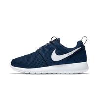 Basket Nike ROSHE ONE Junior - Réf. 599728-423. Couleur : Bleu marine. Détails. - Empeigne en mesh pour un maintien optimal et une 38 1/2