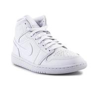 Basket Nike W JORDAN 1 MID - Blanc - Femme - Cuir - Lacets 41