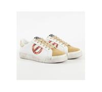 Basket NO NAME Femme Strike side Blanc cuir 36