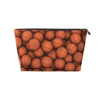 Basket Orange, Trousse de Toilette Trousse de Maquillage Sac à cosmétiques Trousse de Toilette de Voyage Portable