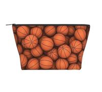 Basket Orange, Trousse de Toilette Trousse de Maquillage Sac à cosmétiques Trousse de Toilette de Voyage Portable
