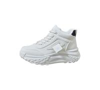 Basket Orthopédique Femme Legere Basket Running Spring and Autumn Fashion Men's Sneakers Women's Mesh Comfortable Casual Shoes Baskets de Respirantes Running Baskets (White,37)