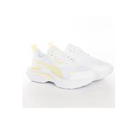 Basket Puma KOSMO RIDER TECH - Réf. 389878-03. Couleur : Blanc. Détails. - Tige en textile, cuir. - Fermeture à lacets. - Semelle 38