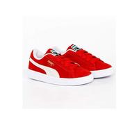 Basket Puma SUEDE CLASSIX XXI Junior - Réf. 380560-02. Couleur : Rouge, Blanc cuir suède 36