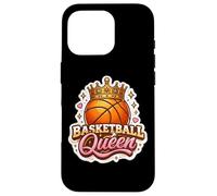 Basket Queen Girl Player Lover Woman Coach Fan Hoops Mom Coque pour iPhone 16 Pro