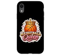 Basket Queen Girl Player Lover Woman Coach Fan Hoops Mom Coque pour iPhone XR