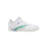 Basket Reebok CLASSIC LEATHER Junior - Blanc/Bleu/Vert - Tige en cuir - Semelle en EVA - Logo Reebok 36