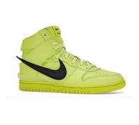 Basket Rétro - NIKE - Dunk HI AMBUSH - Cuir Premium - Lacets Cirés - Vert Atomique 45,5