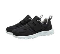 Basket Running Femme Pied Large Et Sensible Spring and Autumn Women's Fashion Men's Sneakers Men' Women' Mesh Comfortable Casual Shoes Course Running Baskets Basket de Marche (Black,43)