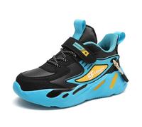 Basket Running Garcon - Chaussures GarçOn éTé Baskets pour Chaussures De Course LéGèRes Et Respirantes AntidéRapantes DéContractéEs pour ToutPetits Et Grands De 3 à 14 Ans (Black 40)